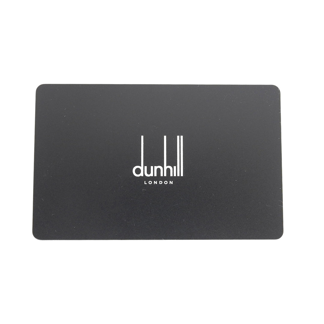 Pristine Dunhill belt Logo Buckle Leather Navy leather mens