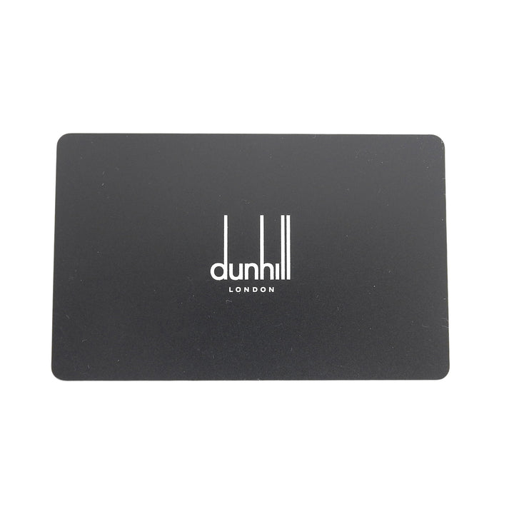 Pristine Dunhill belt Logo Buckle Leather Navy leather mens