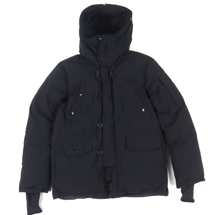 Great DENHAM MINOTAUR Down jacket hooded zip up black mens XS