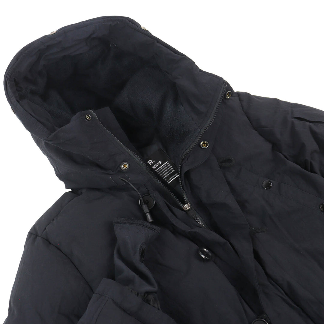 Great DENHAM MINOTAUR Down jacket hooded zip up black mens XS
