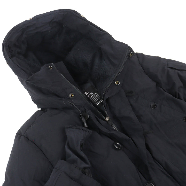 Great DENHAM MINOTAUR Down jacket hooded zip up black mens XS