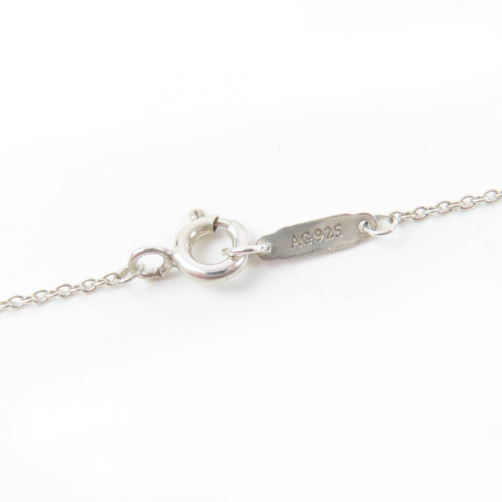 Excellent TIFFANY&Co. Necklace Open Heart Pendant combination Silver AG925 Women