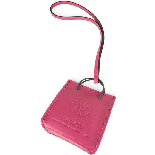 Pristine HERMES charm Sac Orange bag Rose mexico Anyo Miro Women