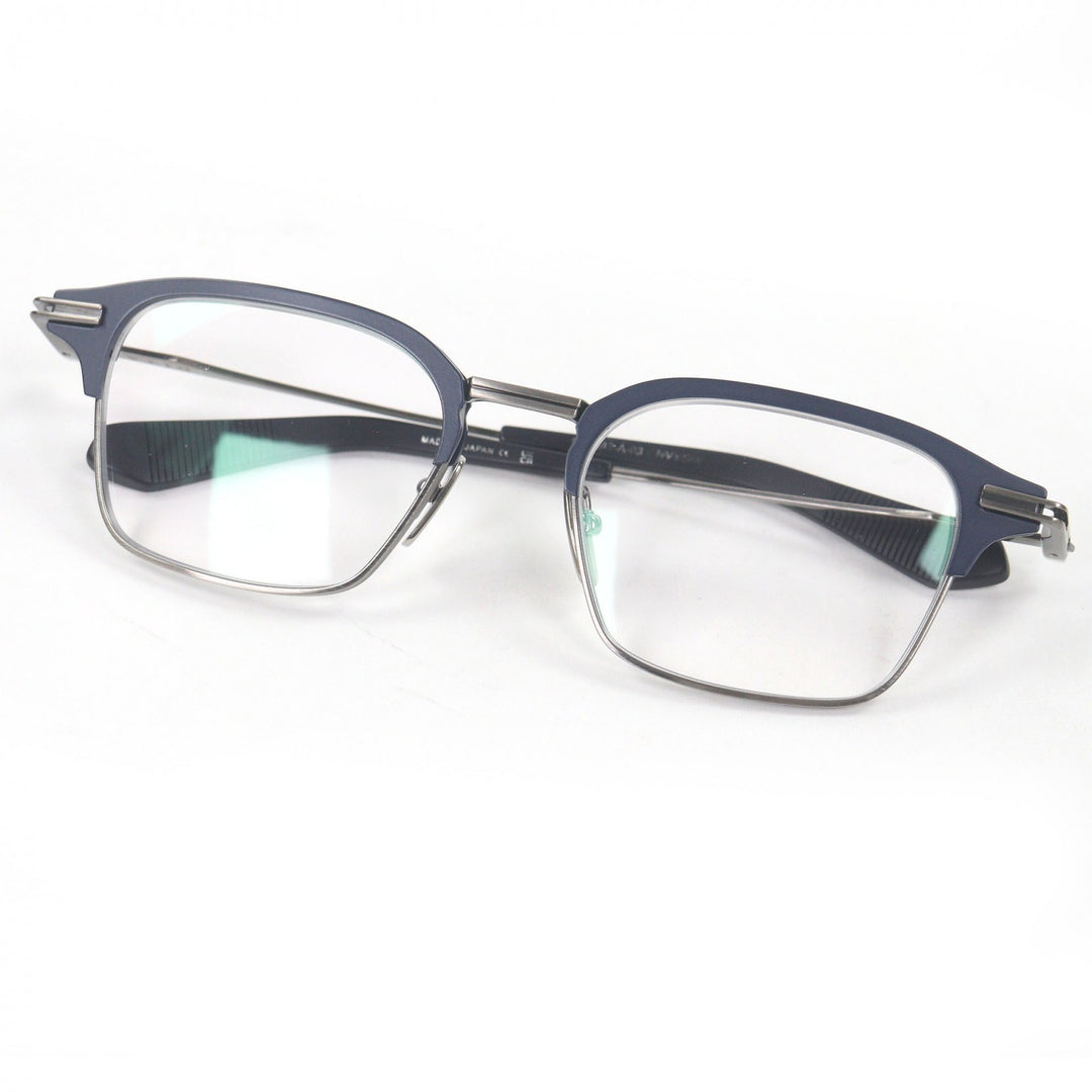 Excellent DITA Glasses TYPOGRAPHER Half Rim Thurmont Navy mens DTX142-A-03