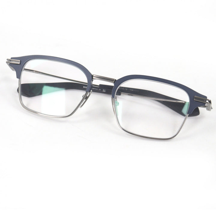 Excellent DITA Glasses TYPOGRAPHER Half Rim Thurmont Navy mens DTX142-A-03