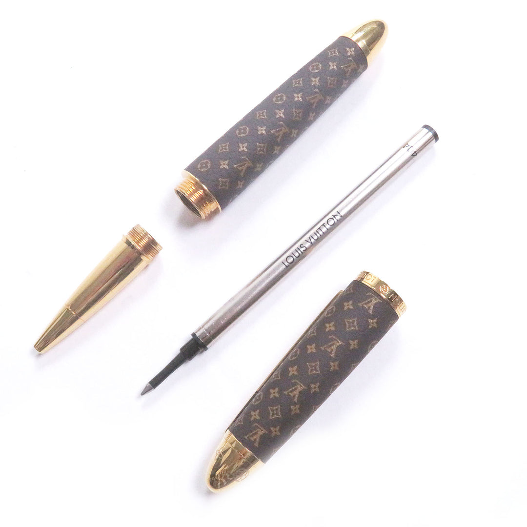 Great LOUIS VUITTON Ballpoint pen Rollerball Pen Dock Monogram