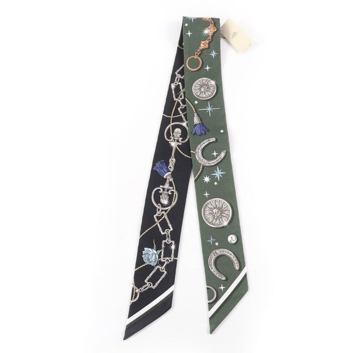 Pristine HERMES scarf C'est la fête silk Women
