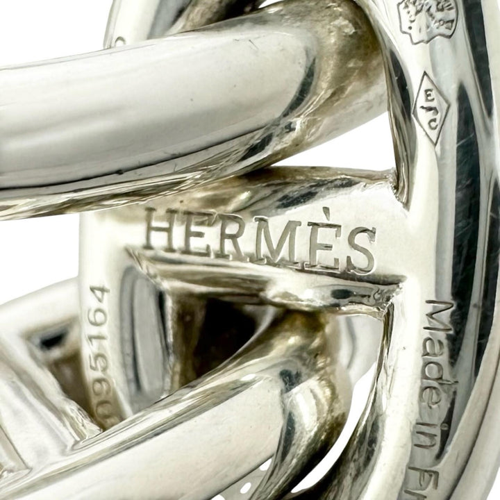 Excellent HERMES bracelet Chéne Dunkel PM 15 frames Silver AG925 Women