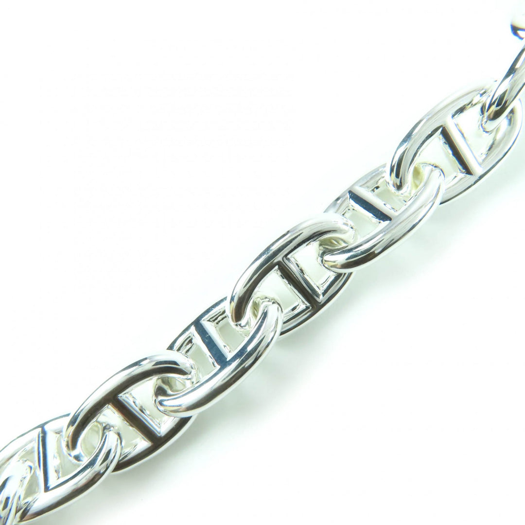 Excellent HERMES bracelet Chene Dunkle MM 13 frames Silver AG925 Women