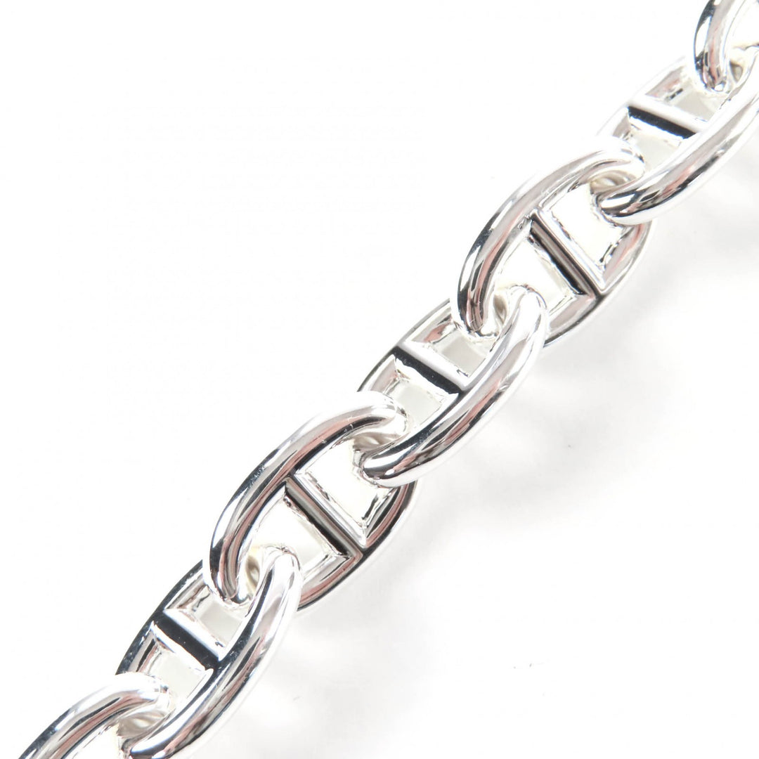 Excellent HERMES bracelet Chene Dunkle MM 13 frames Silver AG925 Women