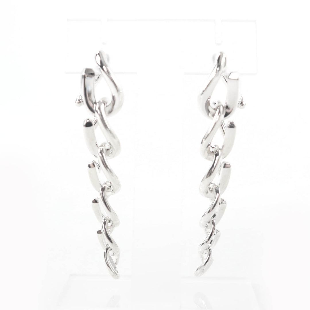 Great TIFFANY&Co. Pierce Forge Drop Link Silver AG925 Women