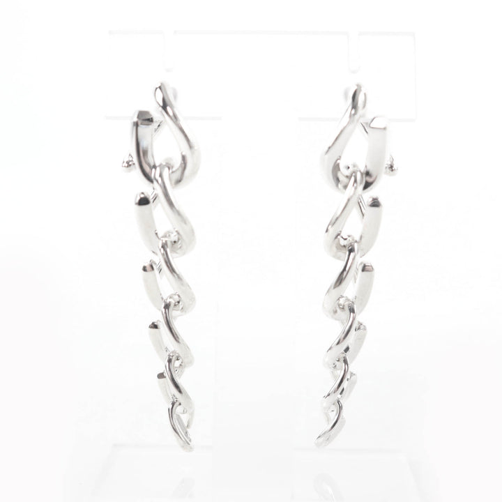 Great TIFFANY&Co. Pierce Forge Drop Link Silver AG925 Women