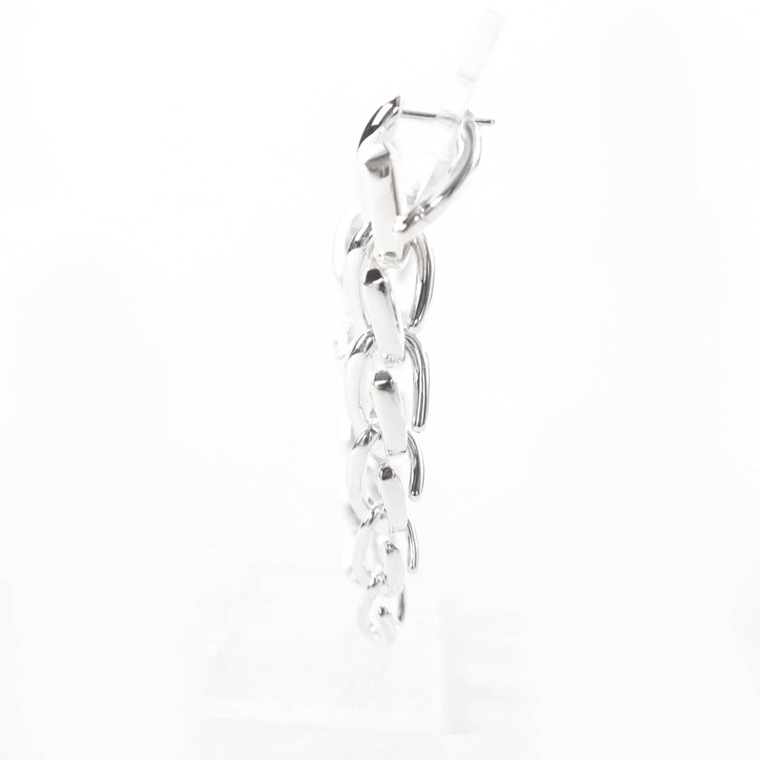 Great TIFFANY&Co. Pierce Forge Drop Link Silver AG925 Women