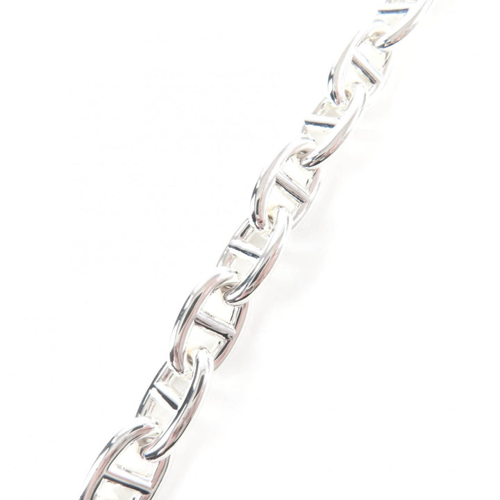 Excellent HERMES bracelet Chene Dunkle MM 14 frames Silver AG925 Women