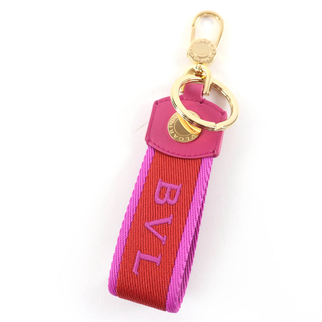 Pristine BVLGARI Bvlgari Bvlgari Key Ring Current Model pink Women 294793