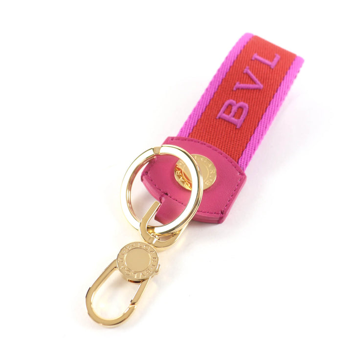 Pristine BVLGARI Bvlgari Bvlgari Key Ring Current Model pink Women 294793