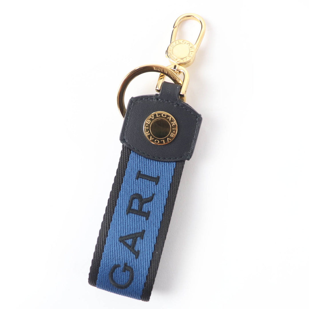 Pristine BVLGARI key ring Bulgari Bulgari Keyring Current product blue 294792