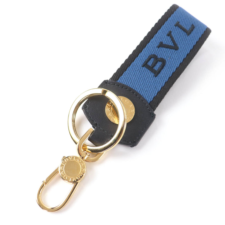 Pristine BVLGARI key ring Bulgari Bulgari Keyring Current product blue 294792