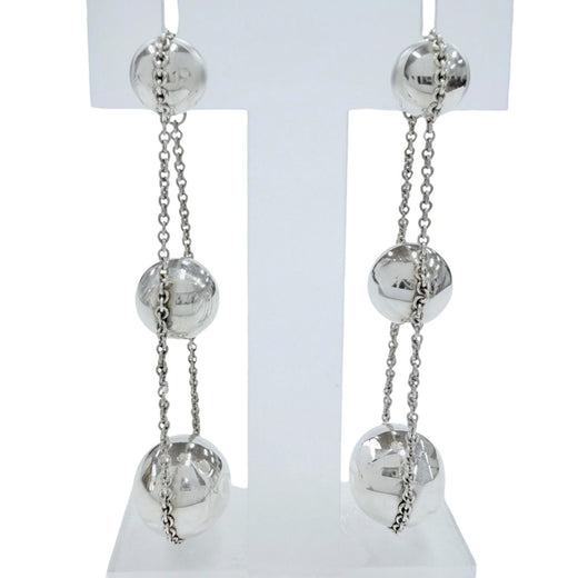 Great TIFFANY&Co. Pierce Triple drop Current product Silver AG925 Women
