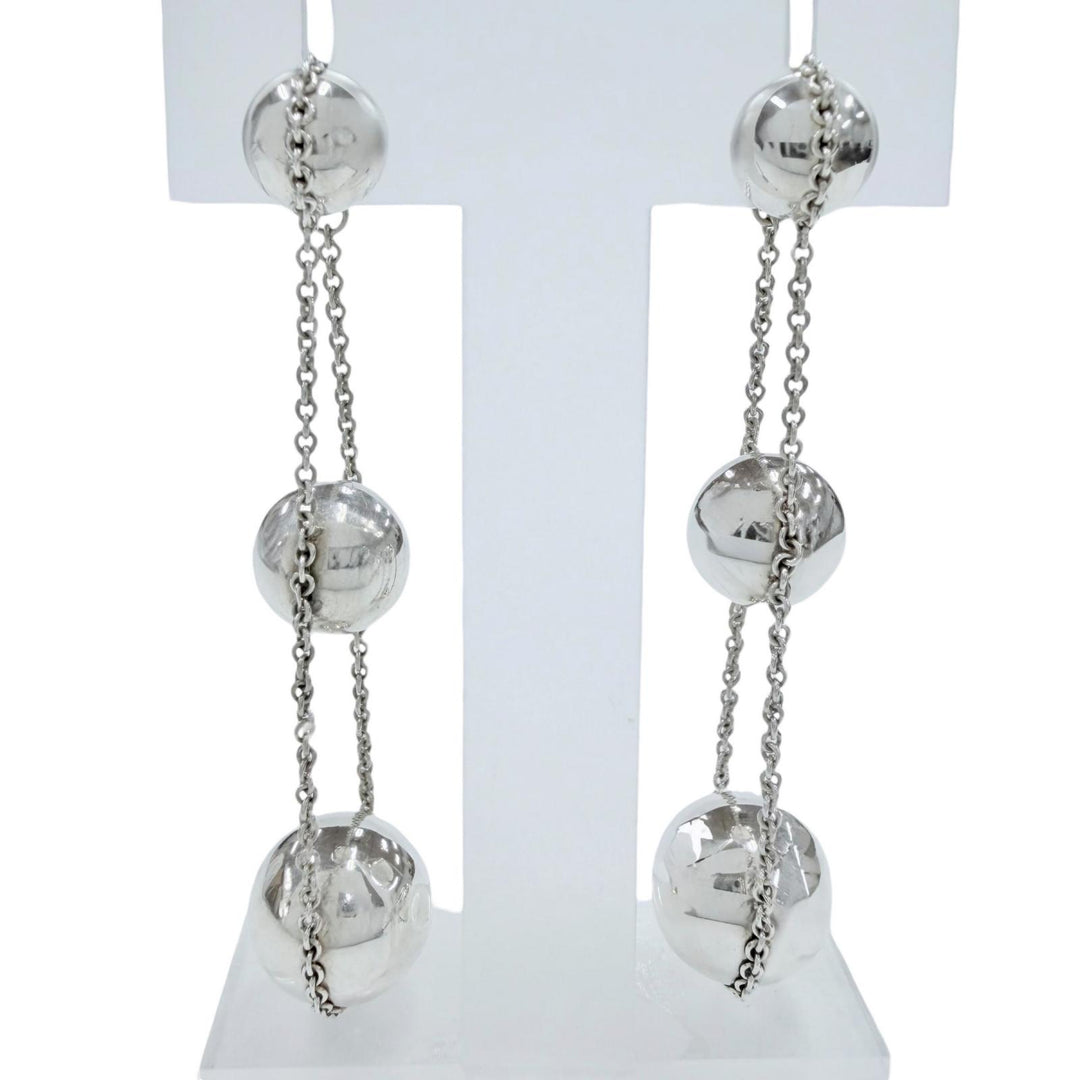 Great TIFFANY&Co. Pierce Triple drop Current product Silver AG925 Women