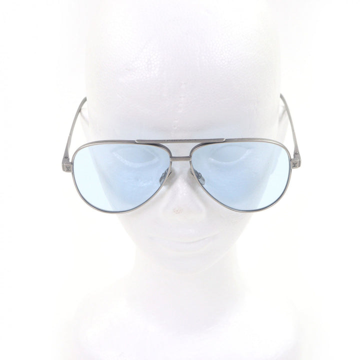 Excellent LOUIS VUITTON sunglasses LV Ride Two Bridges Teardrop Silver metal mens Z2544U