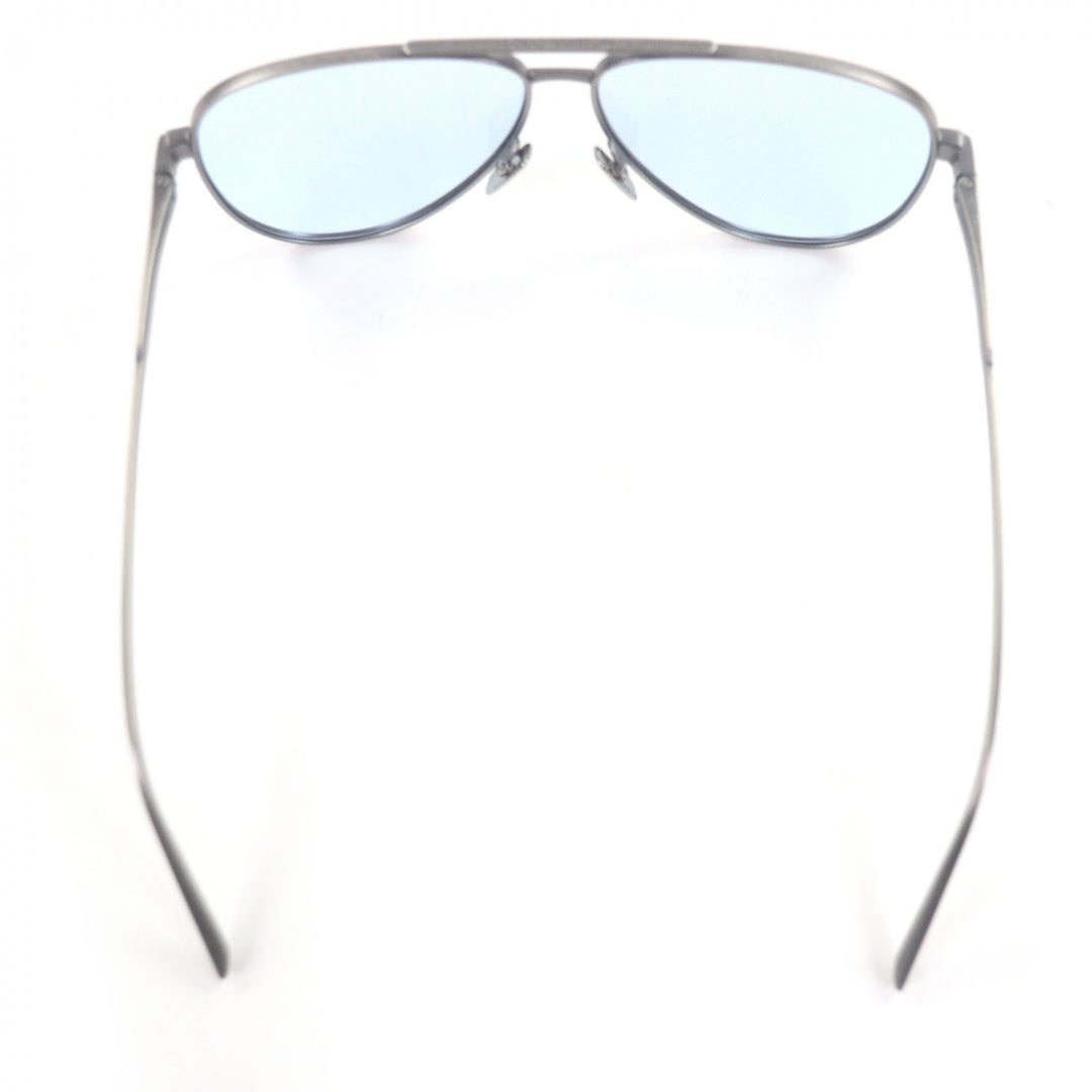 Excellent LOUIS VUITTON sunglasses LV Ride Two Bridges Teardrop Silver metal mens Z2544U