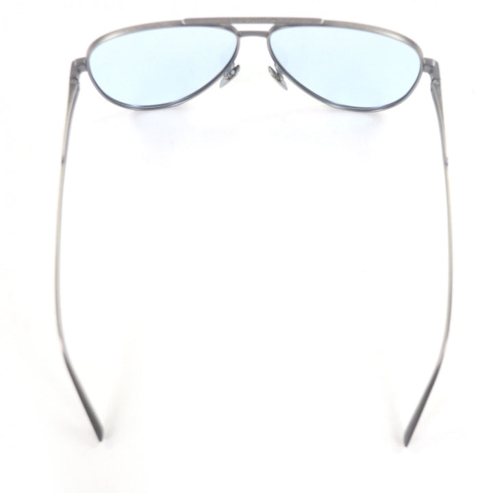 Excellent LOUIS VUITTON sunglasses LV Ride Two Bridges Teardrop Silver metal mens Z2544U