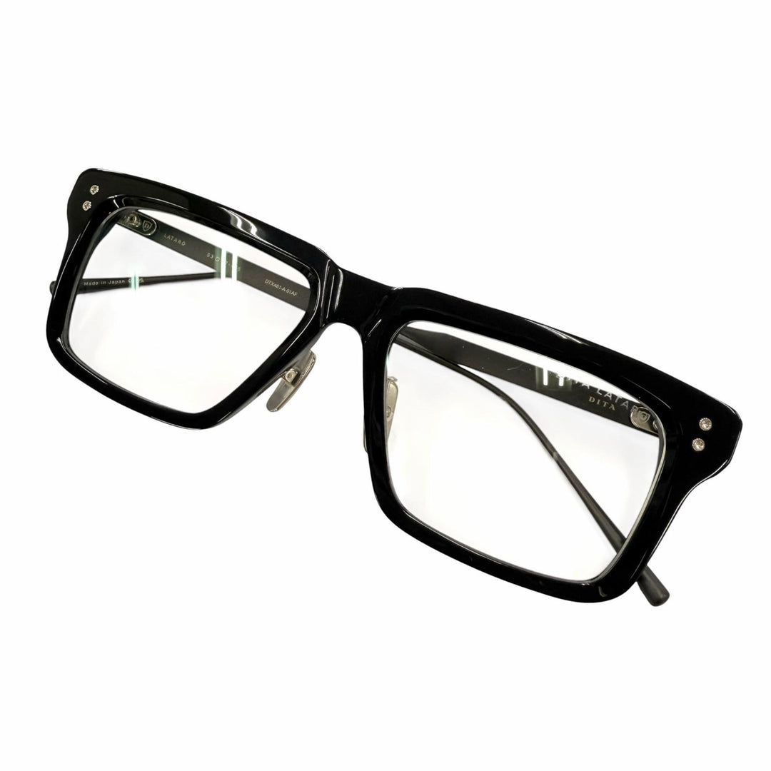 Pristine DITA Glasses LATARO Square black mens DTX461