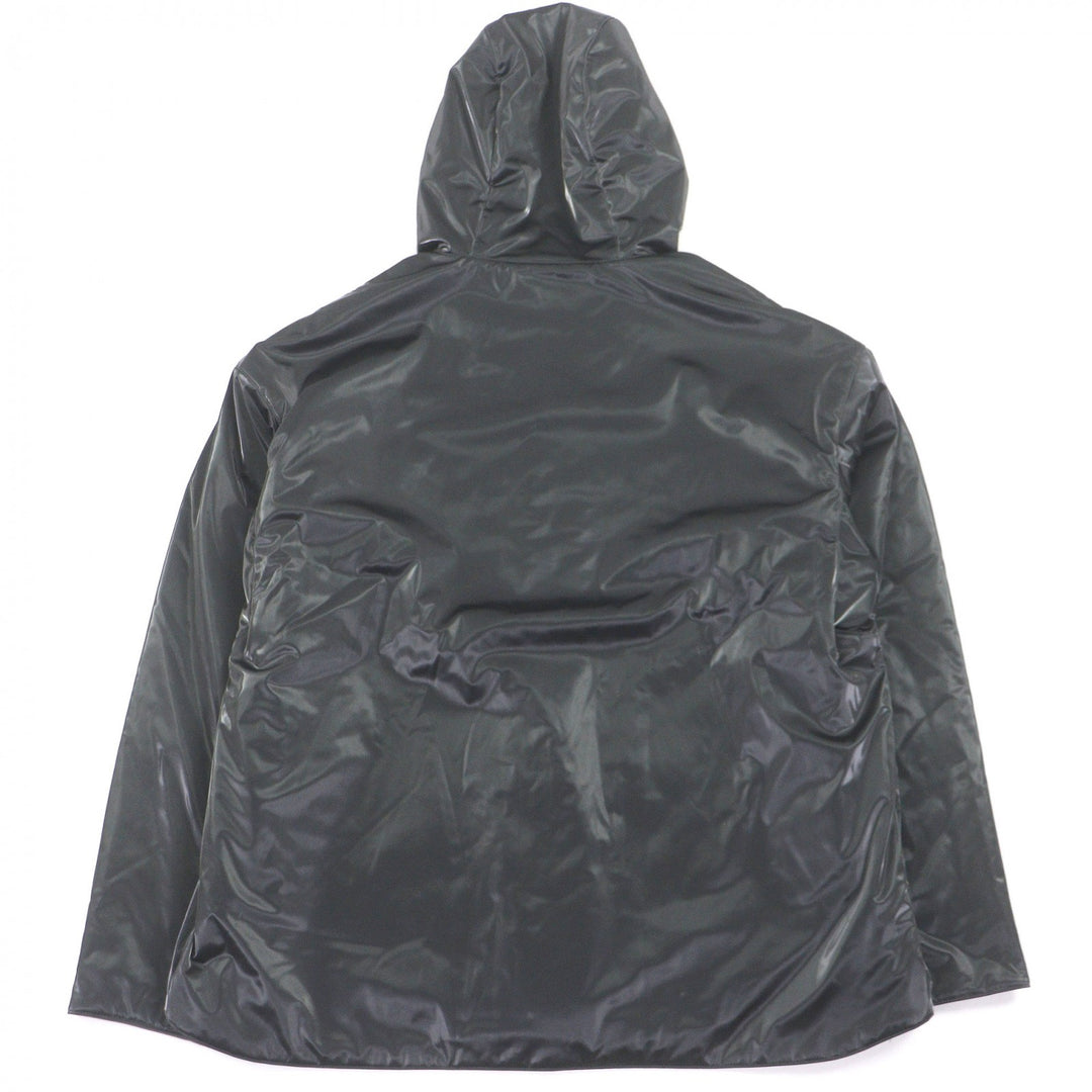Excellent HERMES Nylon jacket Serie Button charcoal polyester mens 50