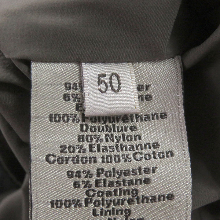 Excellent HERMES Nylon jacket Serie Button charcoal polyester mens 50