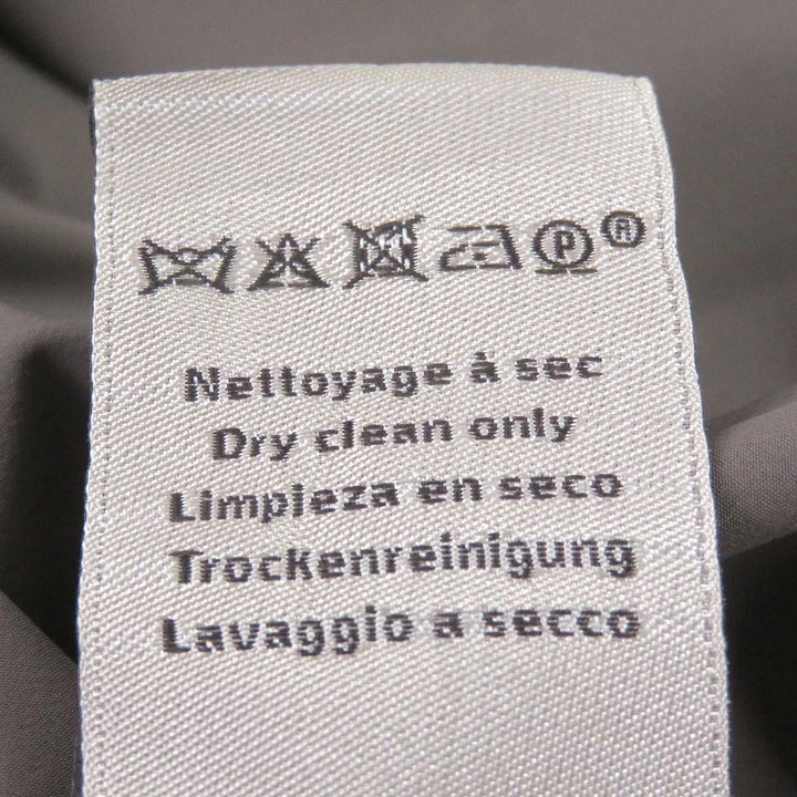 Excellent HERMES Nylon jacket Serie Button charcoal polyester mens 50