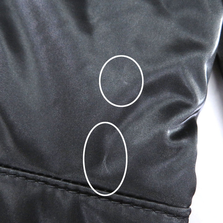 Excellent HERMES Nylon jacket Serie Button charcoal polyester mens 50