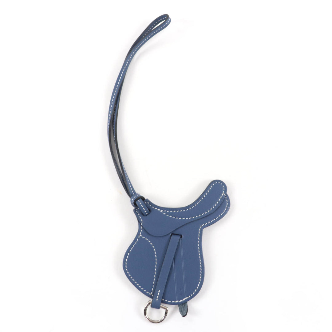 Excellent HERMES Bag charm Paddock Sailor Charm Vaux Swift Leather Women