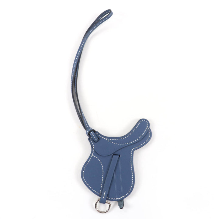 Excellent HERMES Bag charm Paddock Sailor Charm Vaux Swift Leather Women