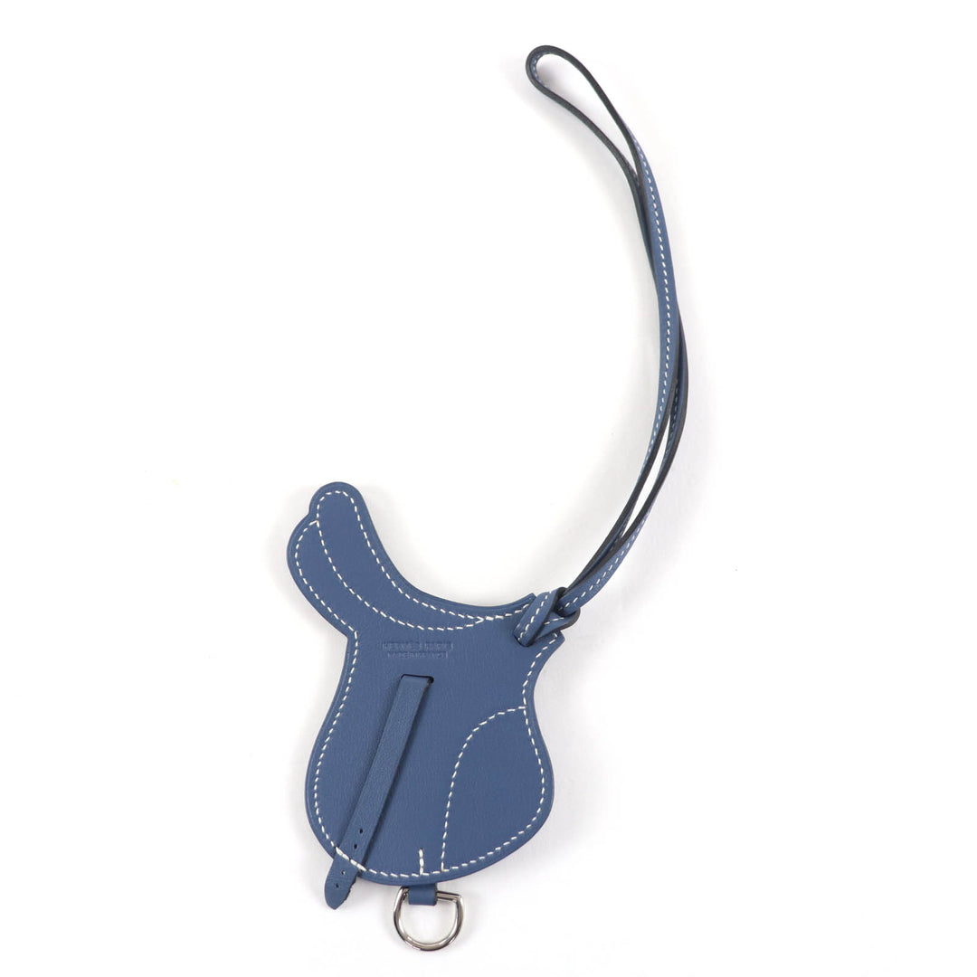 Excellent HERMES Bag charm Paddock Sailor Charm Vaux Swift Leather Women