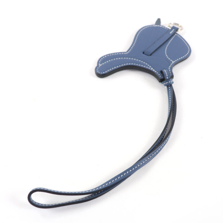 Excellent HERMES Bag charm Paddock Sailor Charm Vaux Swift Leather Women