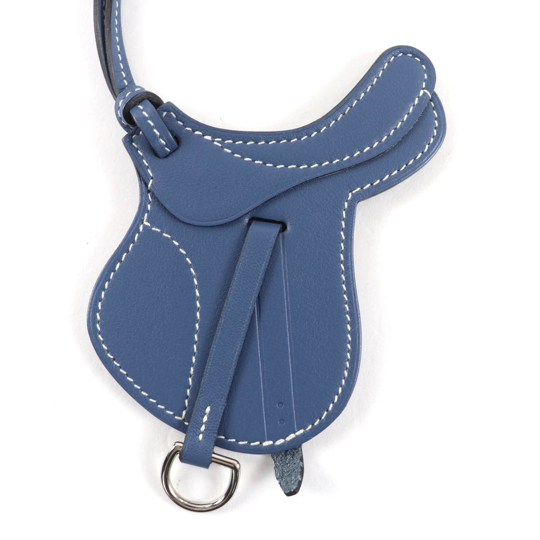 Excellent HERMES Bag charm Paddock Sailor Charm Vaux Swift Leather Women