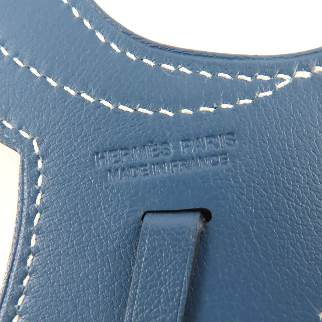 Excellent HERMES Bag charm Paddock Sailor Charm Vaux Swift Leather Women