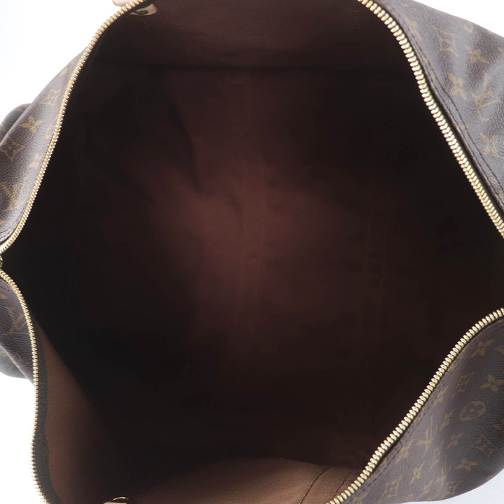 Excellent LOUIS VUITTON Boston bag Keepol Bandriere 55 Monogram canvas M41414