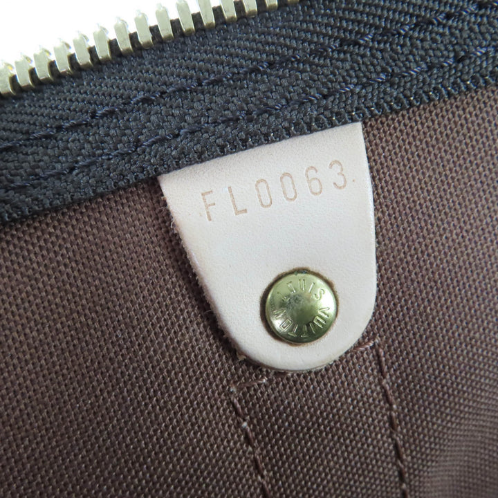 Excellent LOUIS VUITTON Boston bag Keepol Bandriere 55 Monogram canvas M41414