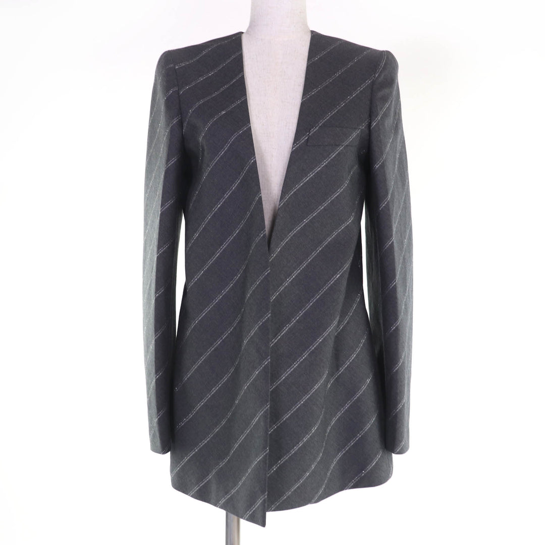 Excellent Stella McCartney Jacket Colorless Front Open gray wool Women 38 650021