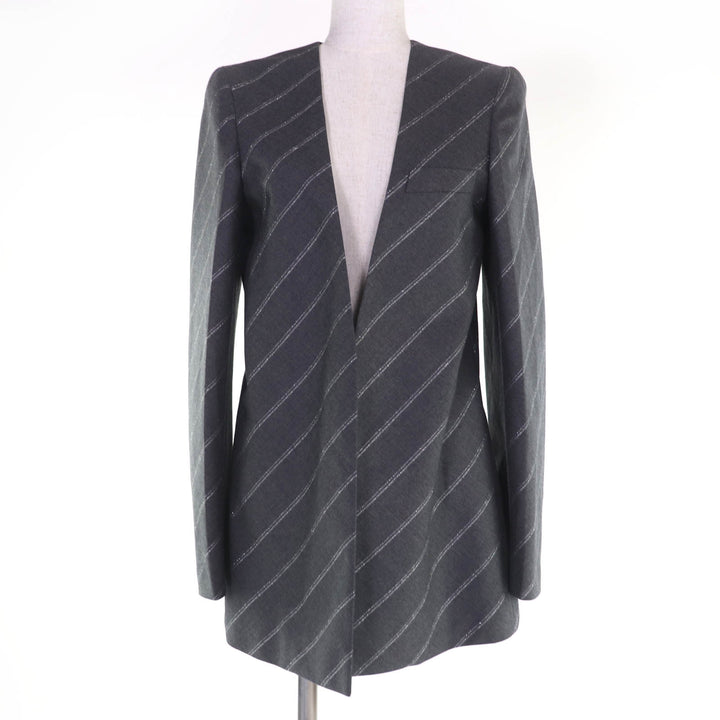 Excellent Stella McCartney Jacket Colorless Front Open gray wool Women 38 650021