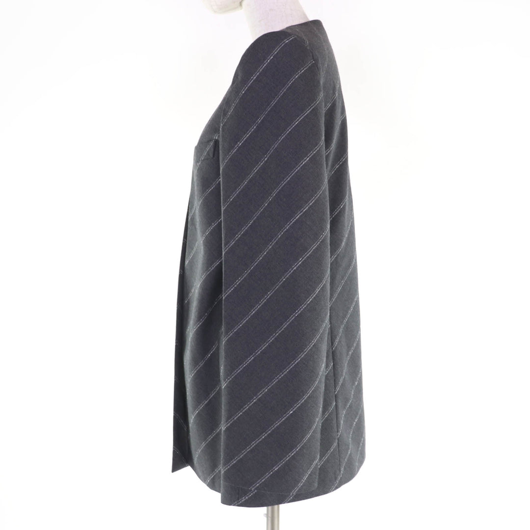 Excellent Stella McCartney Jacket Colorless Front Open gray wool Women 38 650021