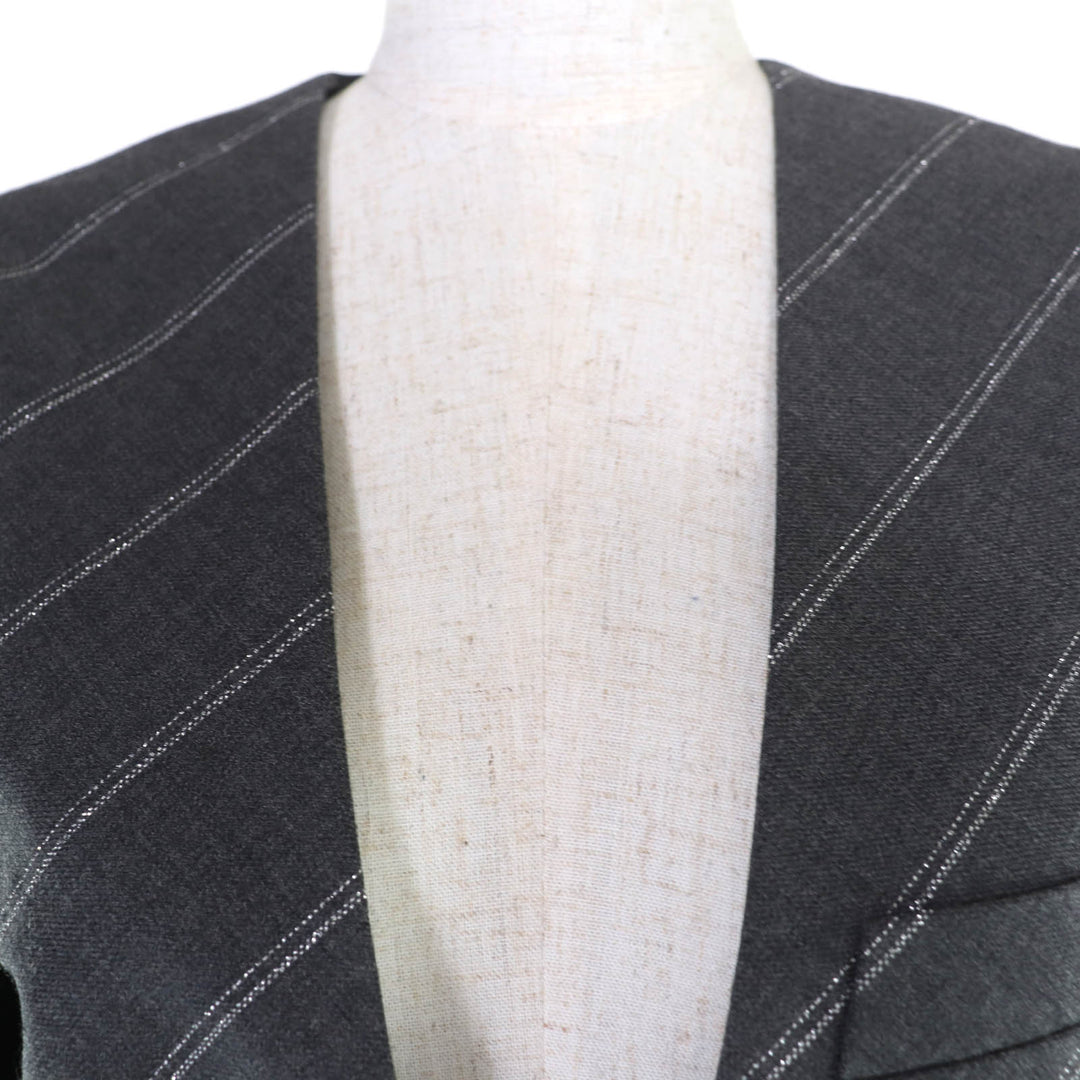 Excellent Stella McCartney Jacket Colorless Front Open gray wool Women 38 650021