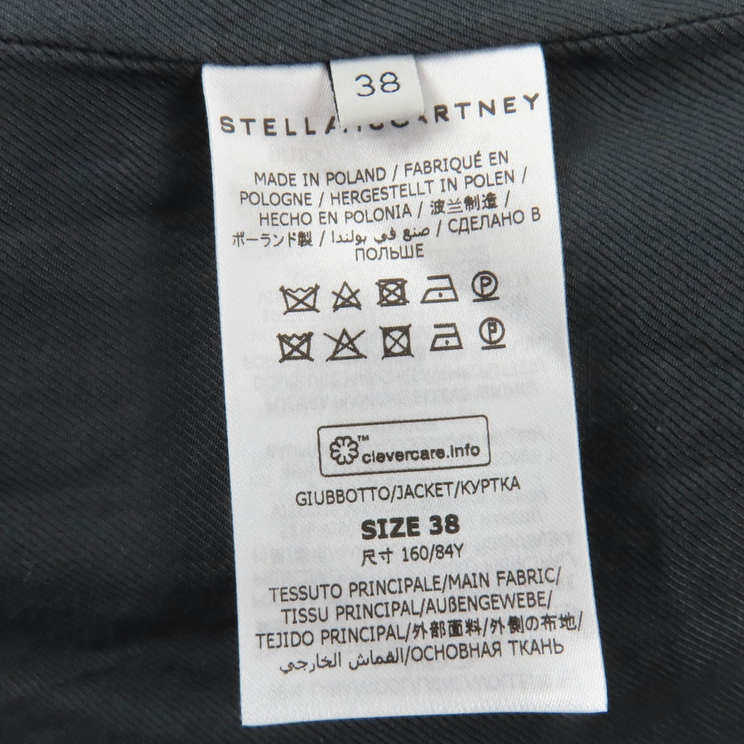 Excellent Stella McCartney Jacket Colorless Front Open gray wool Women 38 650021