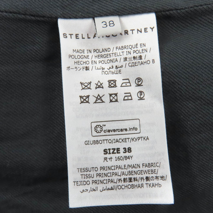 Excellent Stella McCartney Jacket Colorless Front Open gray wool Women 38 650021