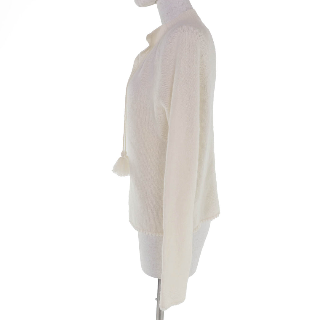 Great Christian Dior knit Bee embroidered long sleeves cashmere 42 014S59AM005