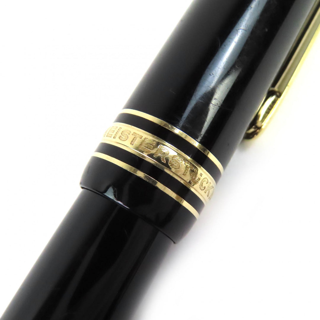 Very Good MONTBLANC Meisterstück Classic 146 Ballpoint Fountain Pen Set of 2 14K