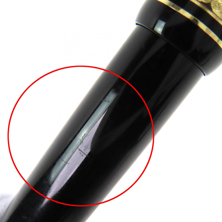 Very Good MONTBLANC Meisterstück Classic 146 Ballpoint Fountain Pen Set of 2 14K