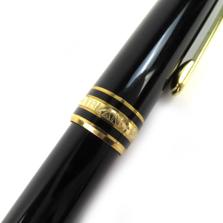 Very Good MONTBLANC Meisterstück Classic 146 Ballpoint Fountain Pen Set of 2 14K